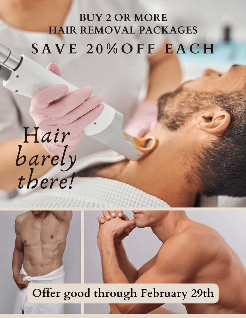 Men hair barely there promo