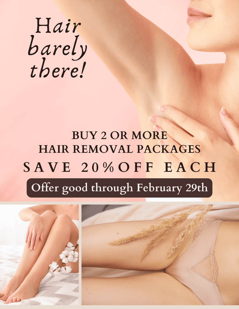 Women hair barely there promo